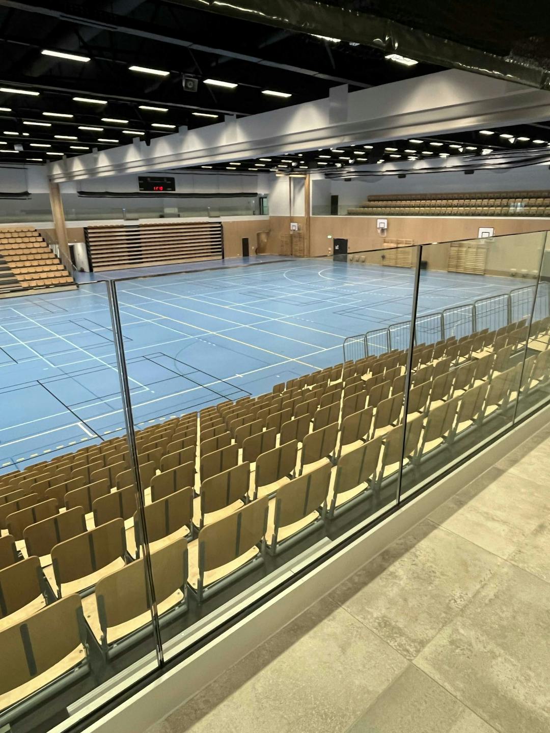 Sports Arena &#8211; Frameless Glass Railing